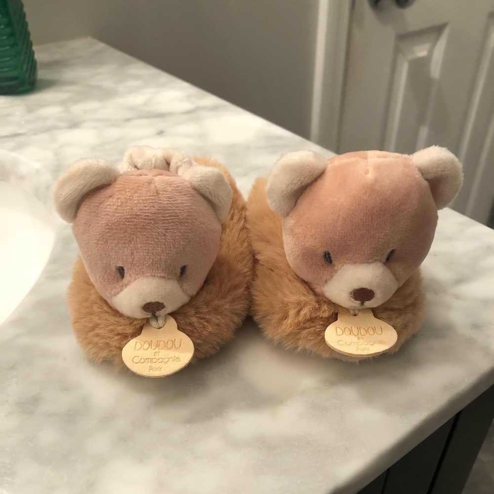Cute Super Soft Baby Bear Slippers/Booties